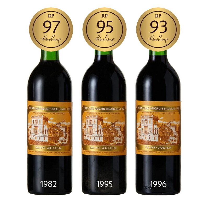 Tryptique Collection Ducru Beaucaillou 1982-1995-1996