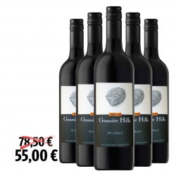 5 x Knight Granite Hills Shiraz Heathcote 2001 (Aktion)