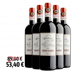 5 x Pieve di Spaltenna Chianti Classico Riserva DOCG 2006...