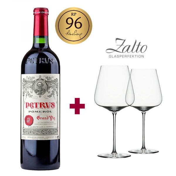 Chateau Petrus Pomerol 2019 + 2 x Zalto Bordeaux (Aktion)
