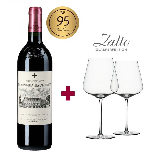 Chateau La Mission Haut-Brion 2021 + 2 x Zalto Bordeaux (Aktion)