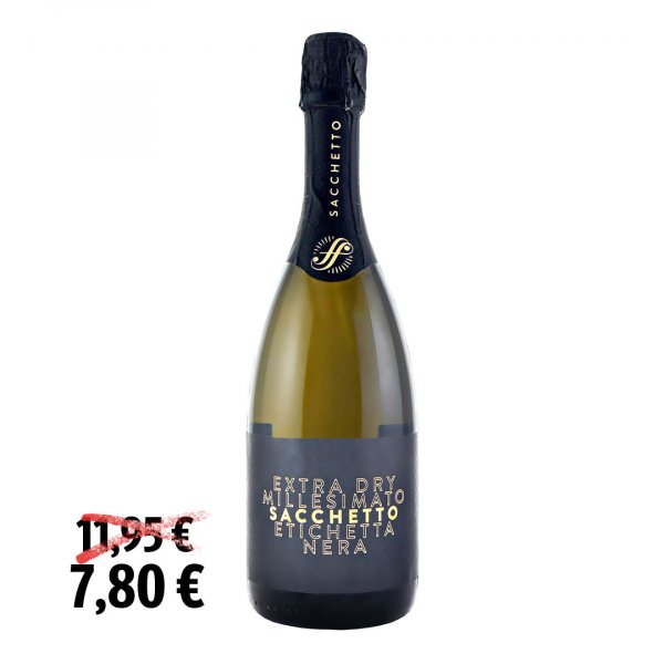 Sacchetto Etichetta Nera Millesimato Prosecco Extra Dry 2021 (Aktion)