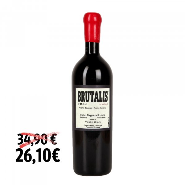 Caves Vidigal Brutalis Alicante Bouschet - Touriga Nacional 2011 (Aktion)