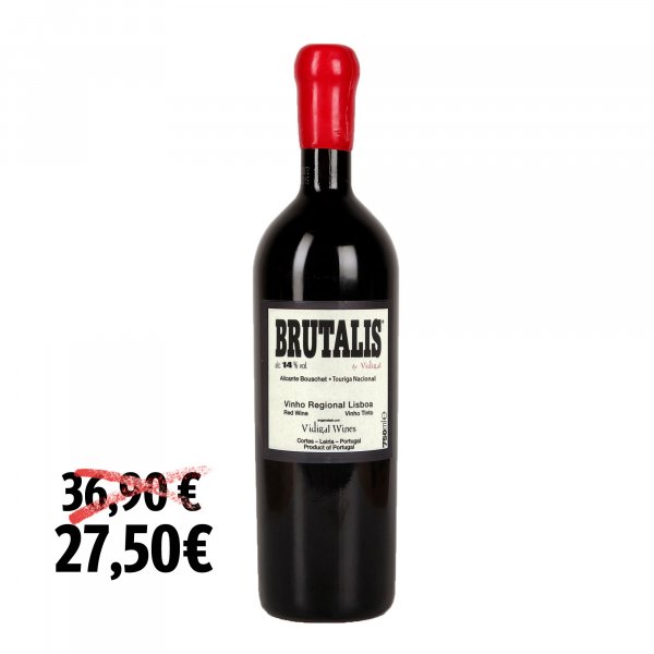 Caves Vidigal Brutalis Alicante Bouschet - Touriga Nacional 2014 (Aktion)