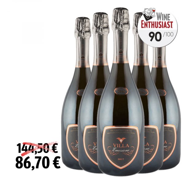 5 x Villa Emozione Brut 2010 (Aktion)