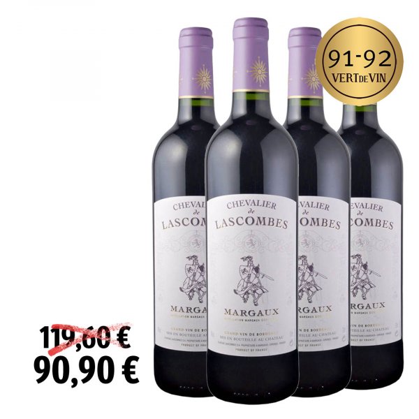 4 x Chateau Lascombes Chevalier de Lascombes 2020 (Aktion)