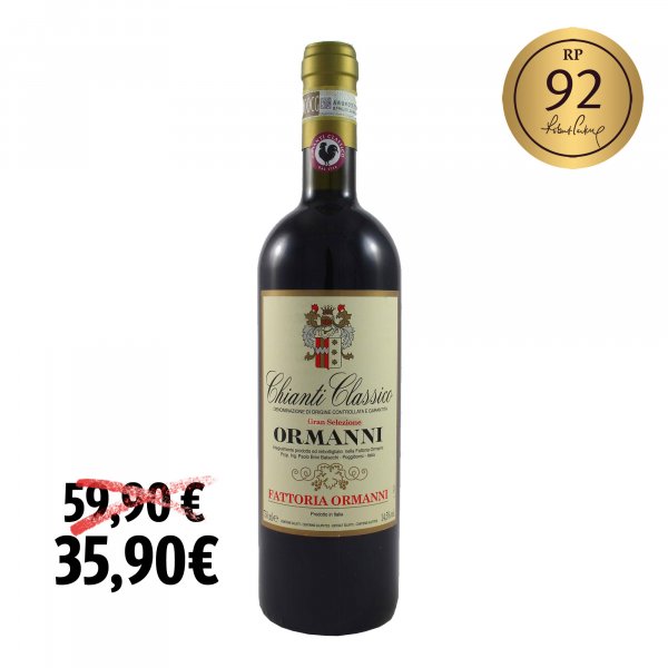 Ormanni Chianti Classico Gran Selezione DOCG *Etichetta Storica* 2010 (Aktion)