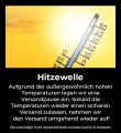 Kurze Versandpause wegen außergewöhlich hoher Temperaturen!